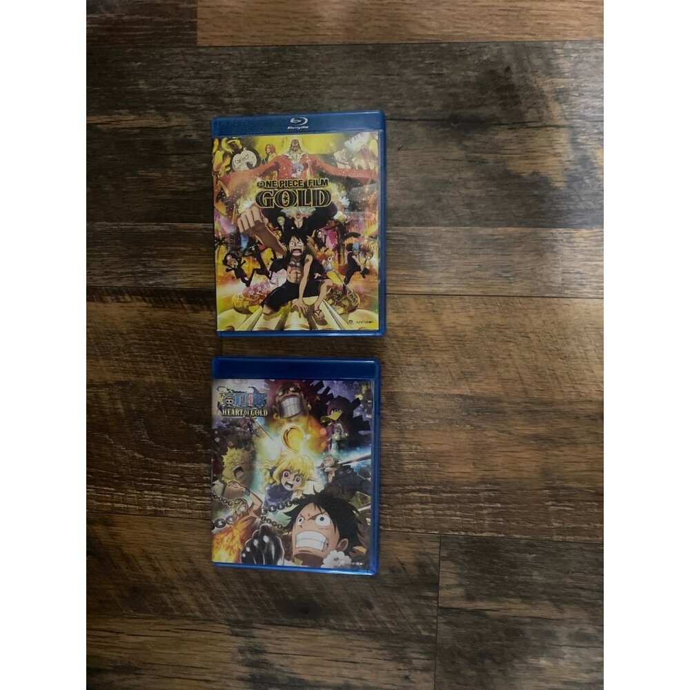 One‎ piece Heart of Gold and Gold dvds